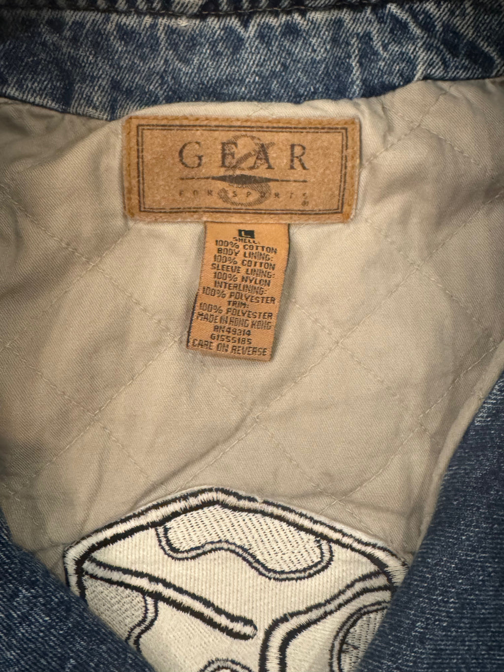 VTG Gear For Sports Jean Jacket