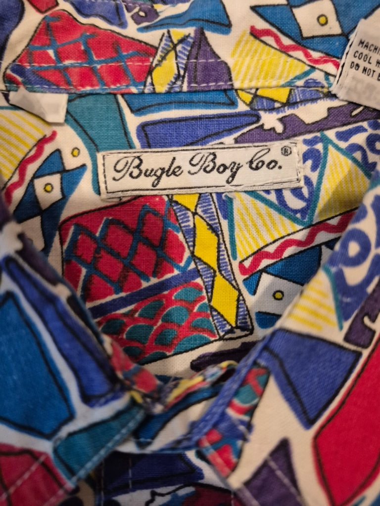 VTG Bugle Boy "Abstract" Shirt