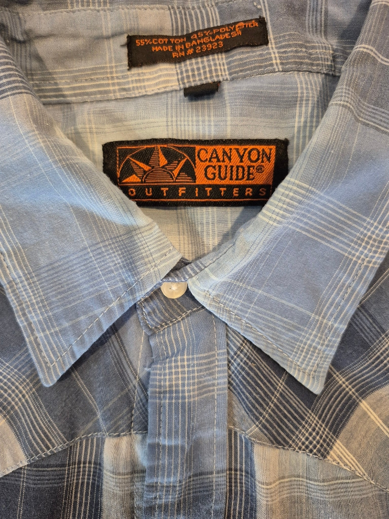 VTG Canyon Guide Outfitters Pearl Snap Down