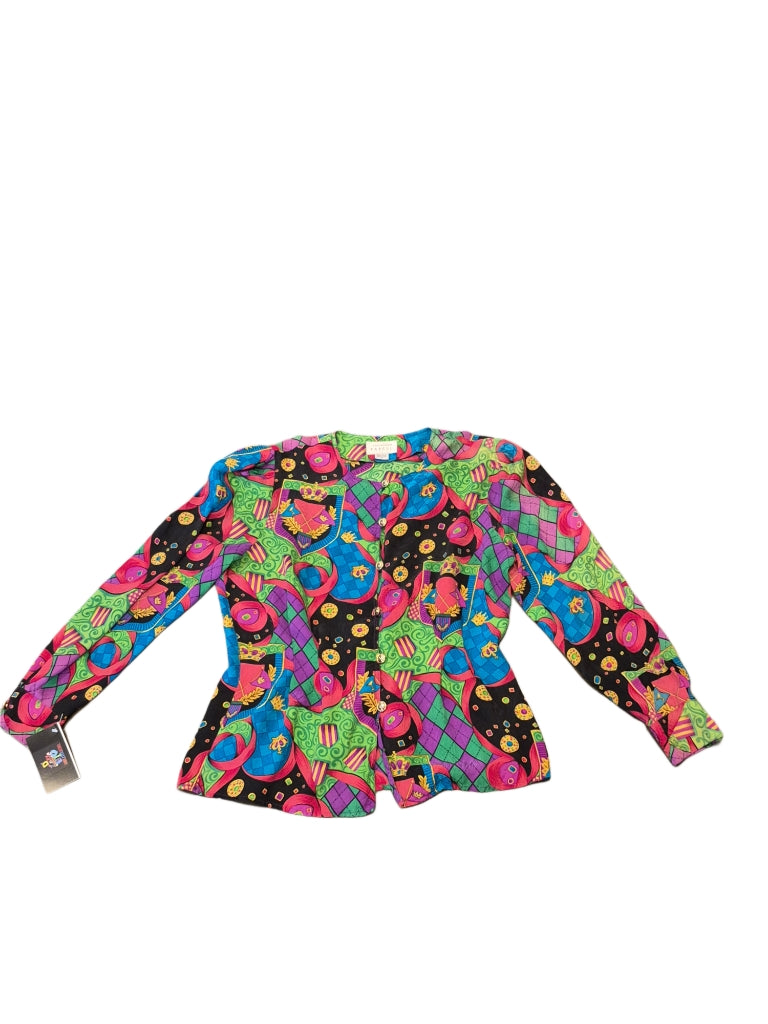 VTG Arianna papel button down blouse