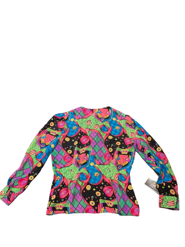 VTG Arianna papel button down blouse