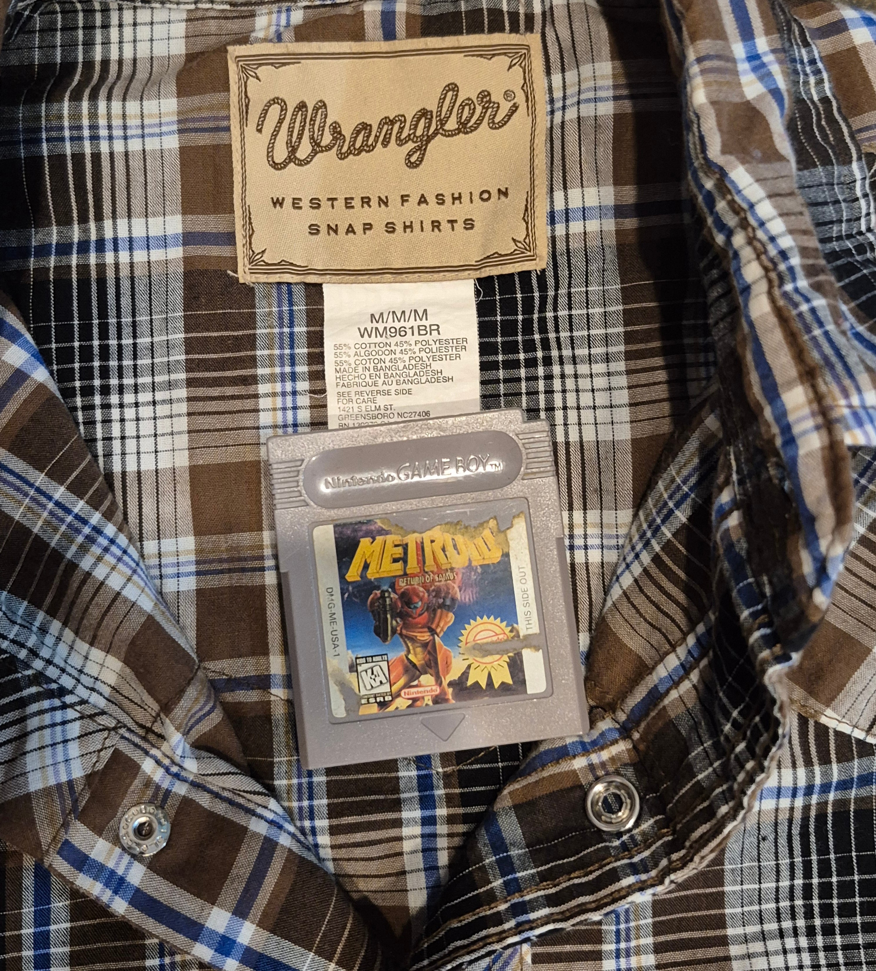 Y2K Wrangler Snap Down