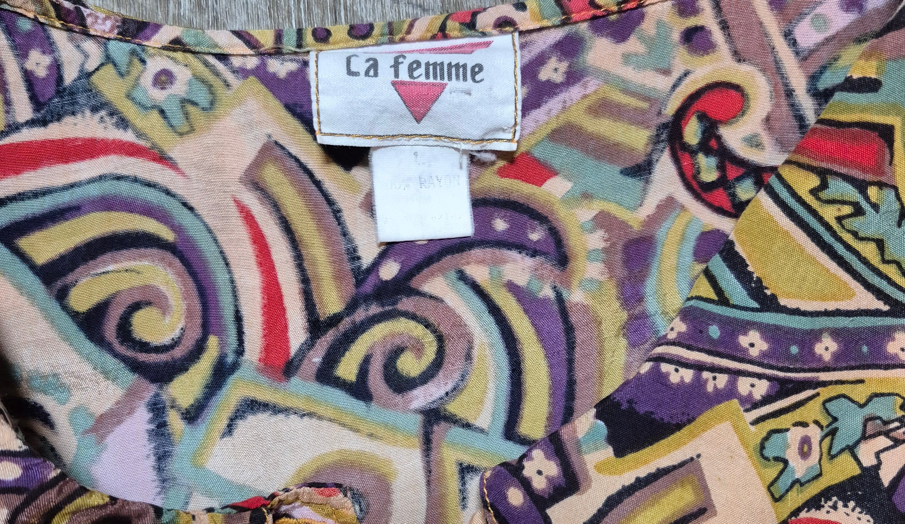VTG circus blouse size L