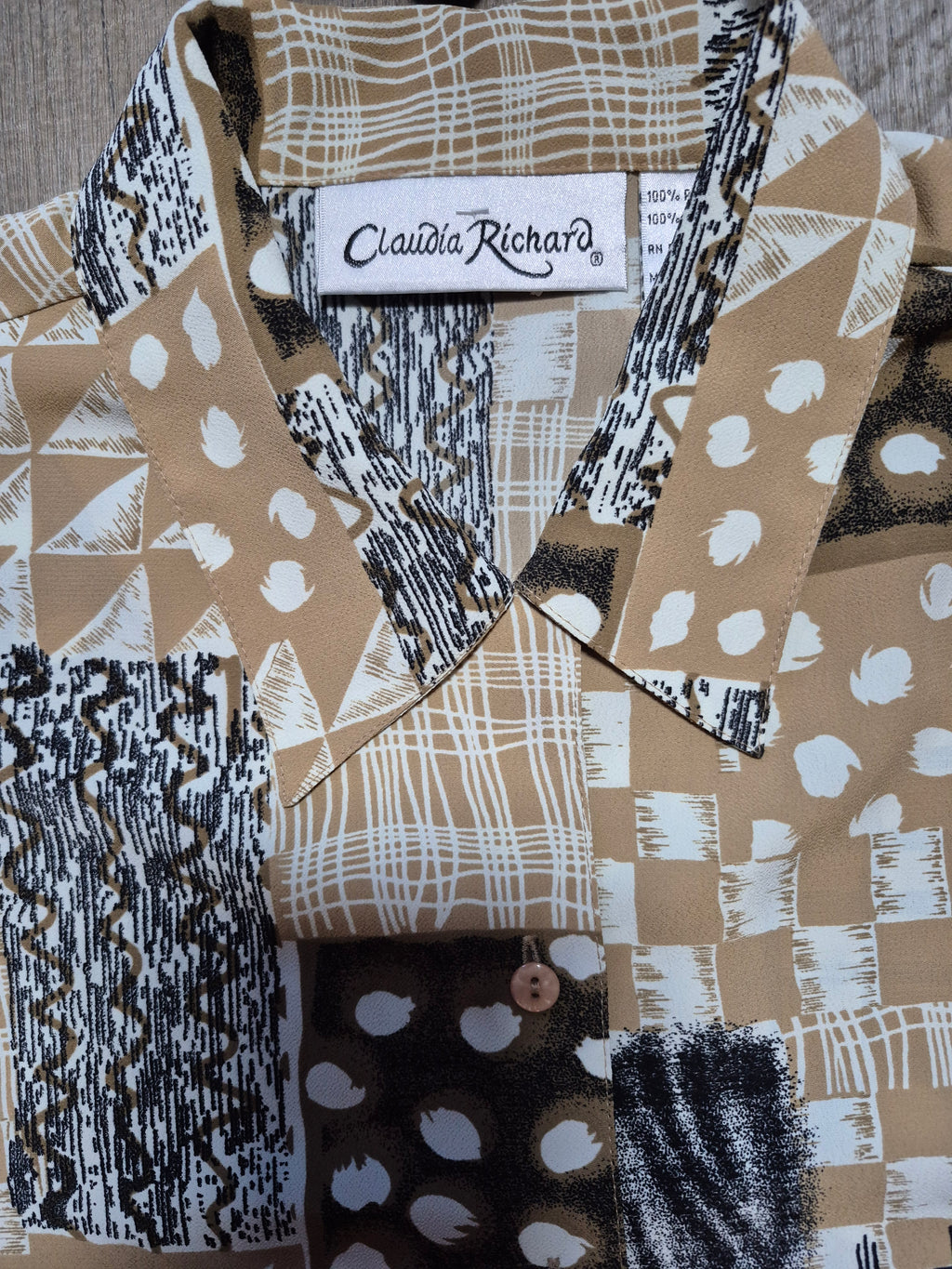 VTG Abstract Blouse
