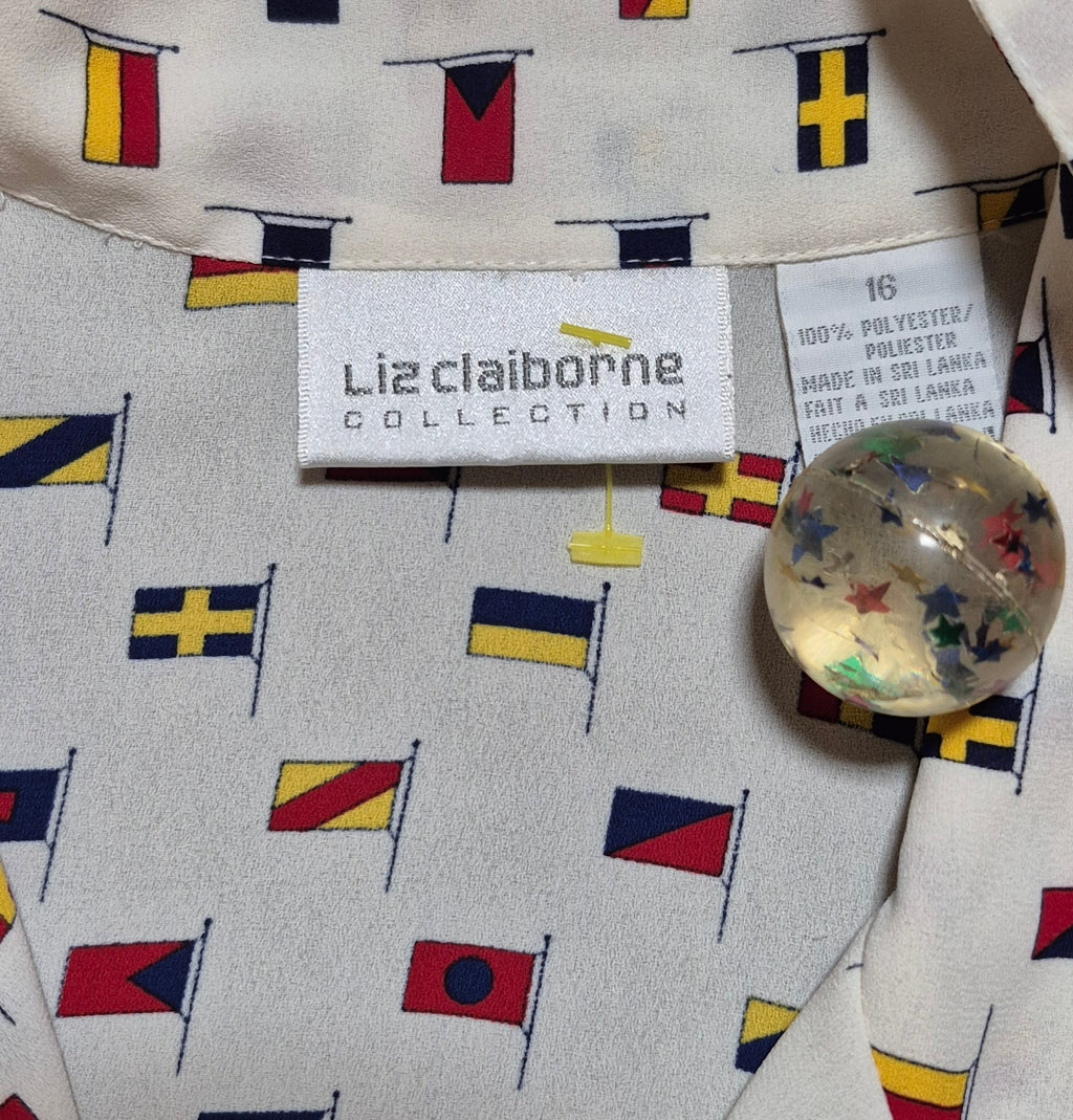VTG Liz Caliborne Blouse