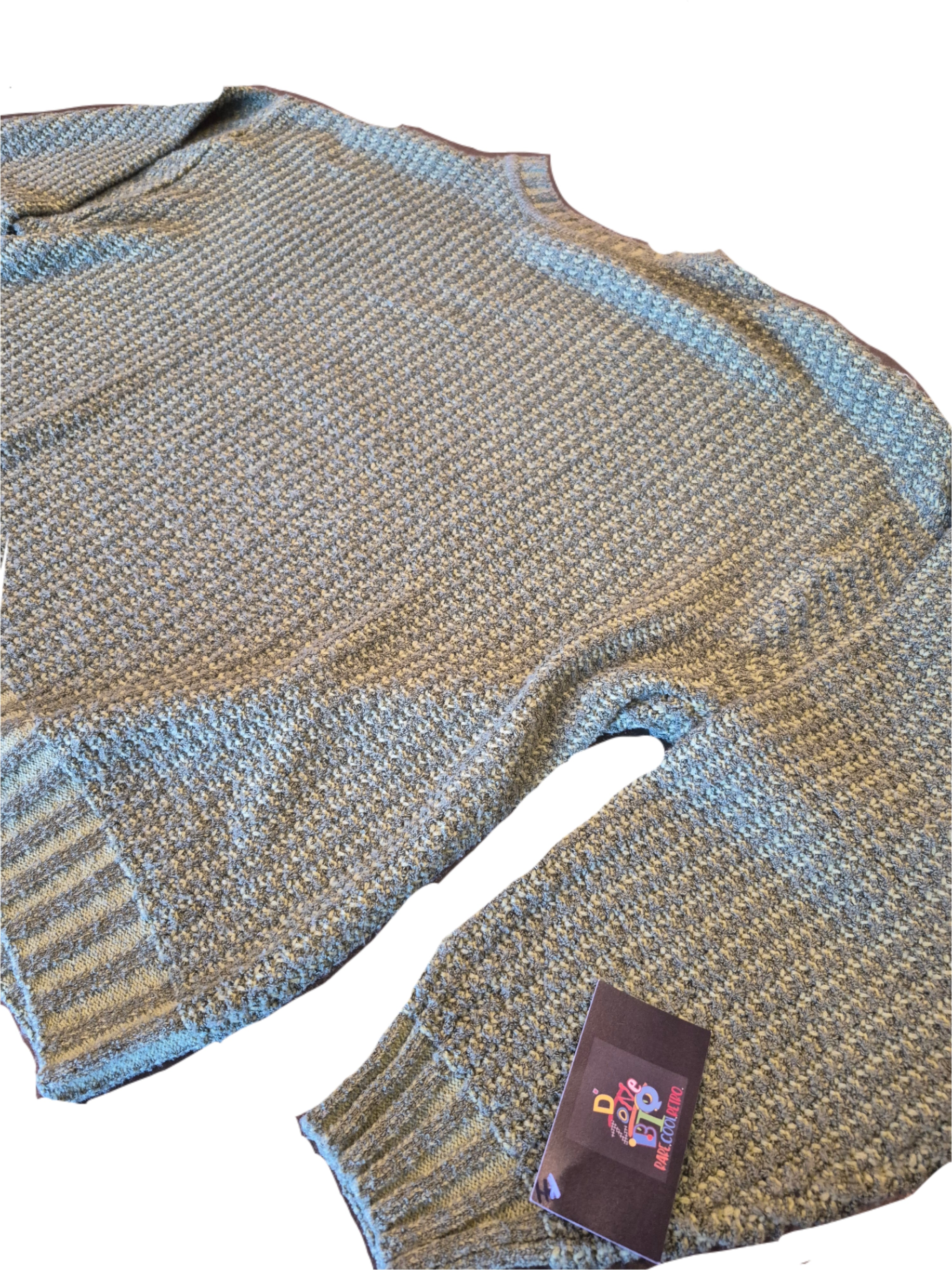 VTG Green Saxony Knitted Sweater
