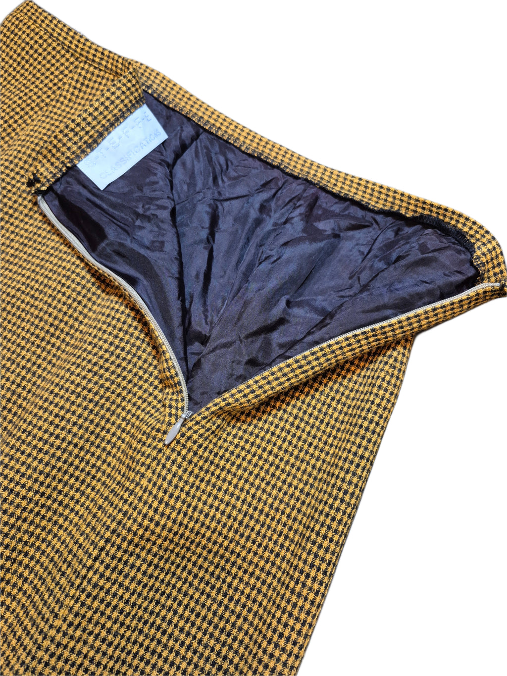 VTG Skirt (Houndstooth) Blk/Gld