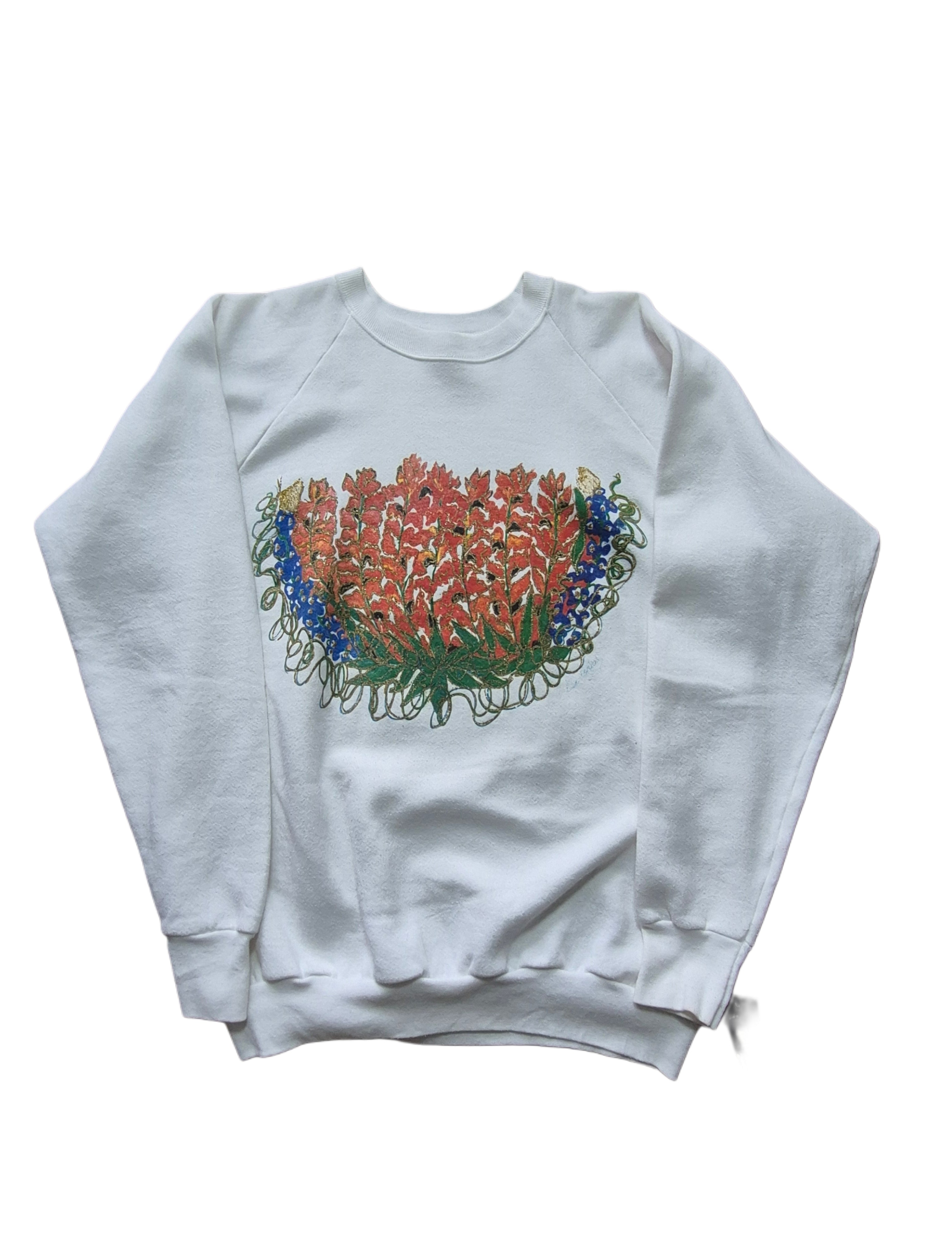 VTG Flower (Handmade) Sweatshirt
