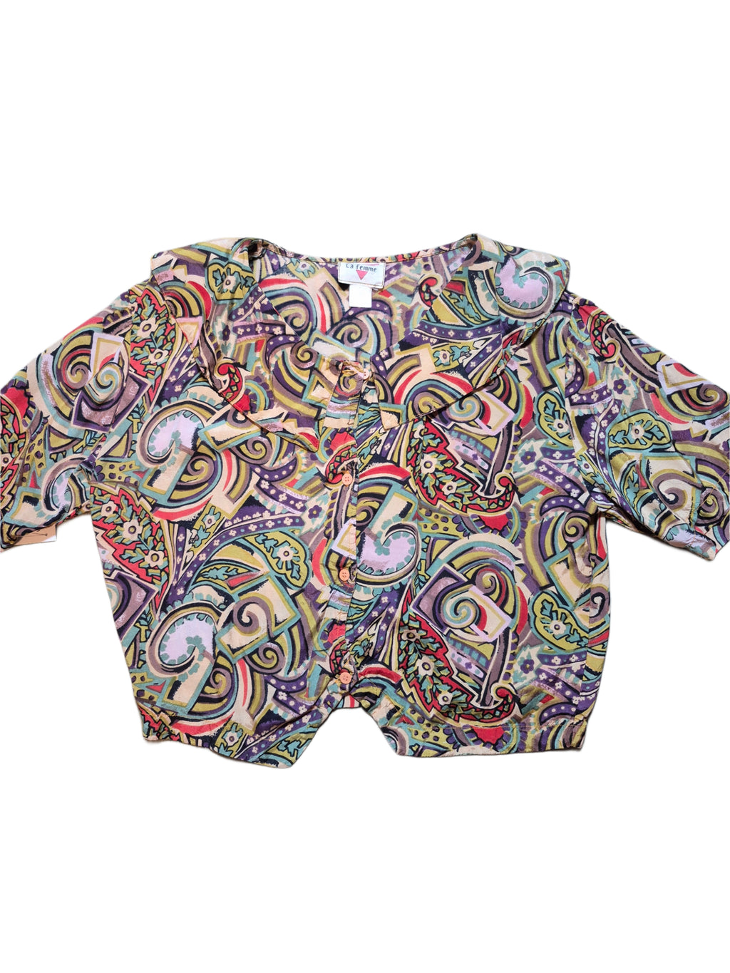 VTG circus blouse size L