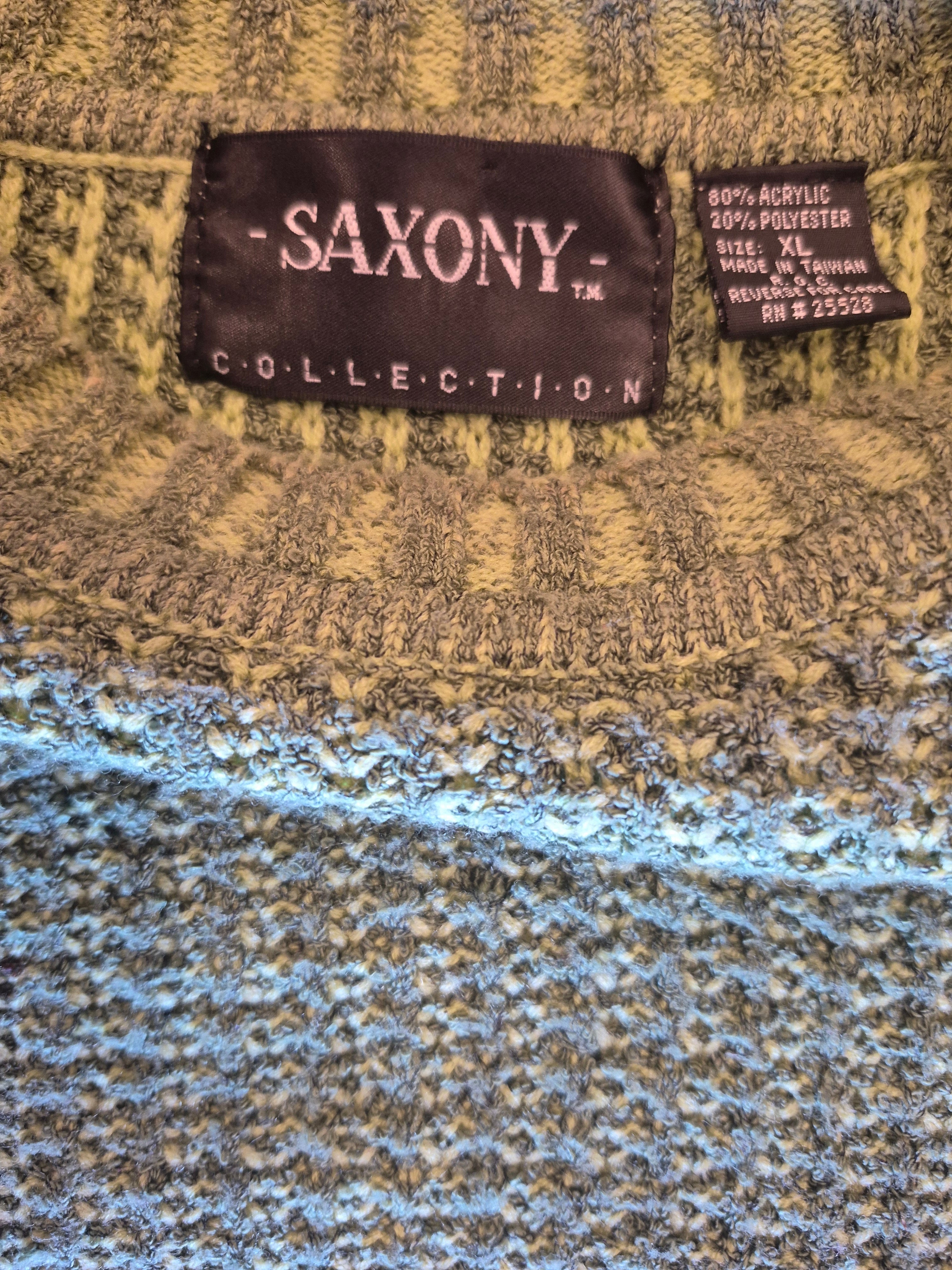 VTG Green Saxony Knitted Sweater