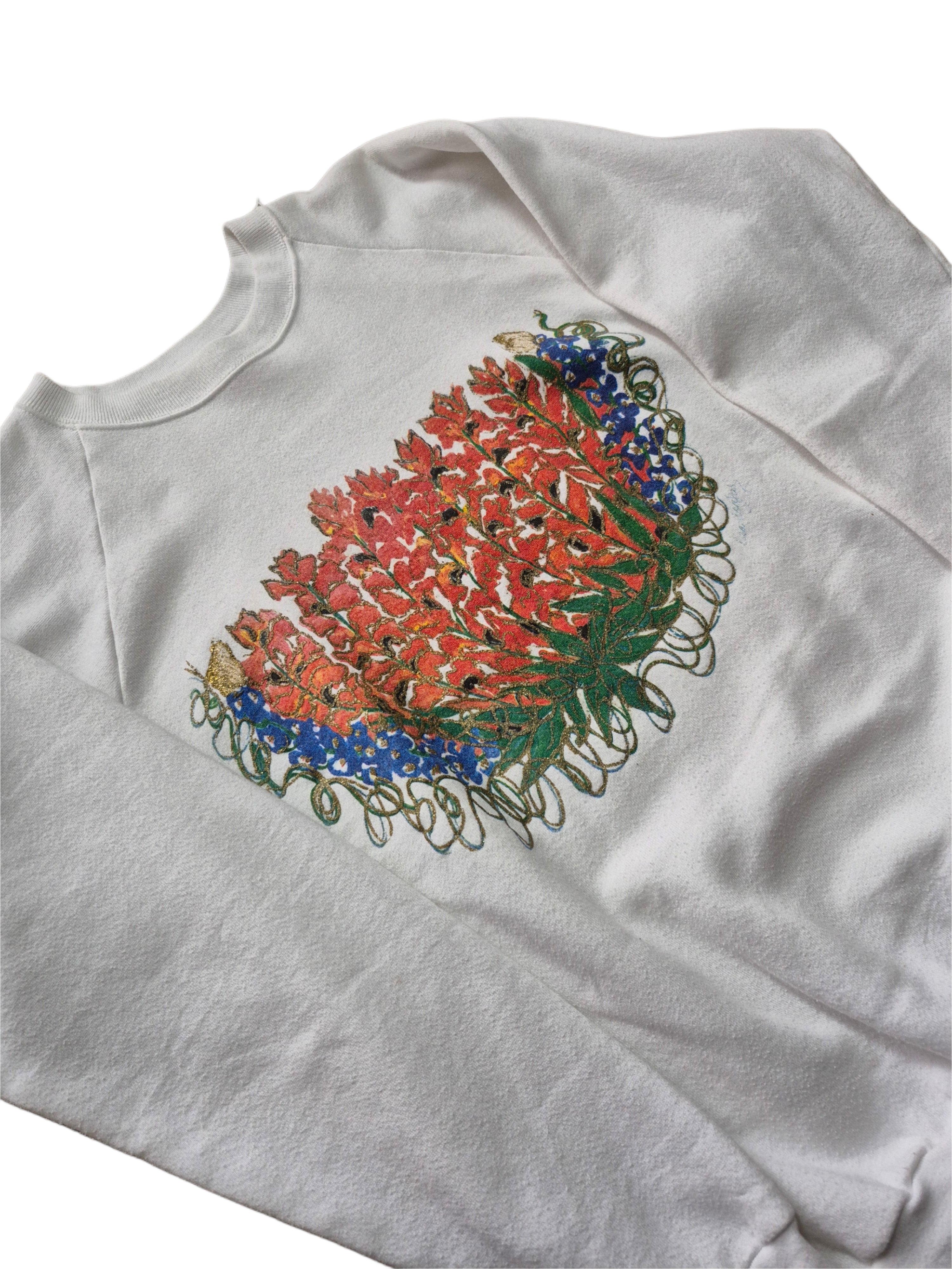 VTG Flower (Handmade) Sweatshirt