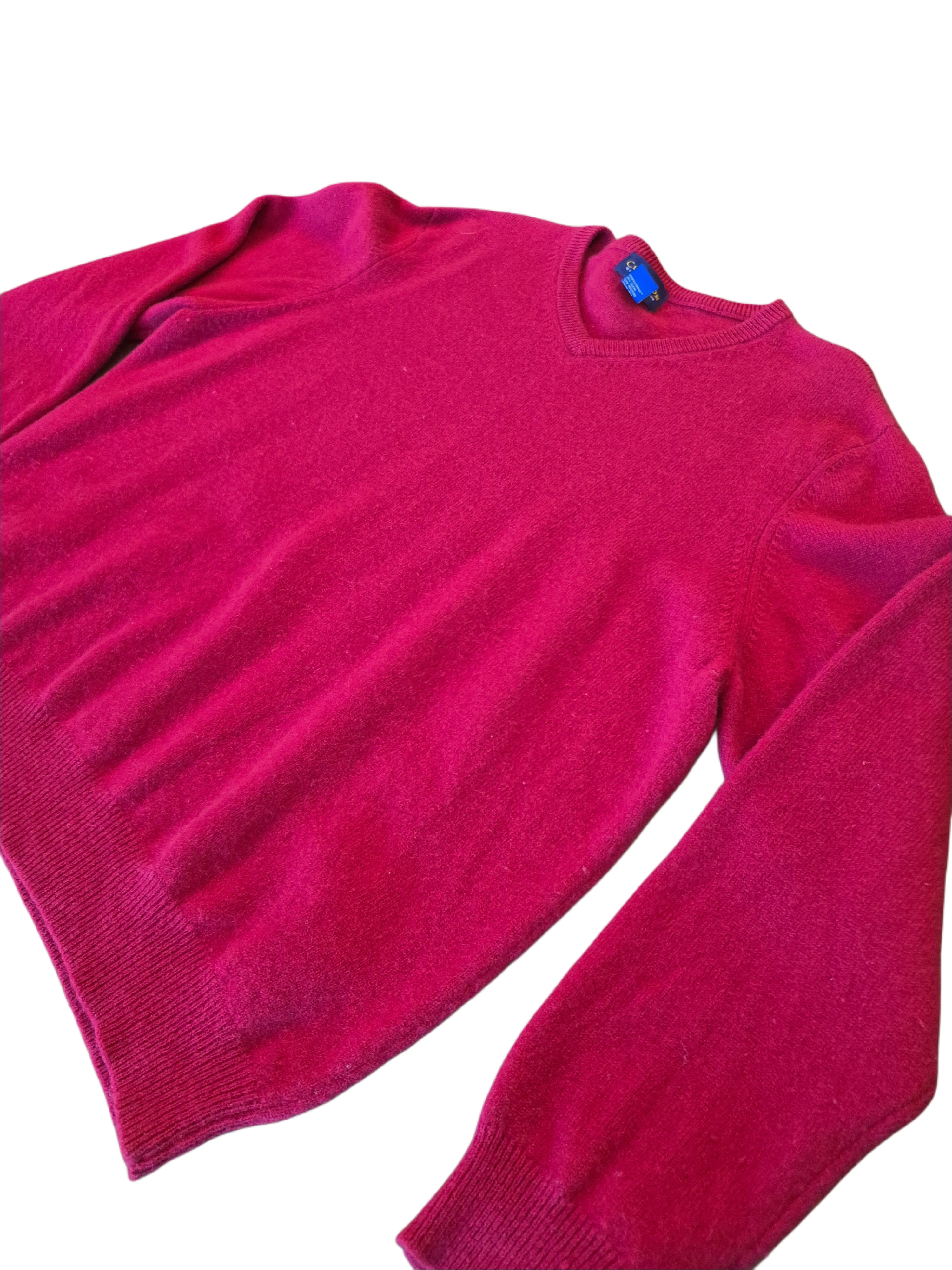 VTG Club Room V-Neck Wool Sweater